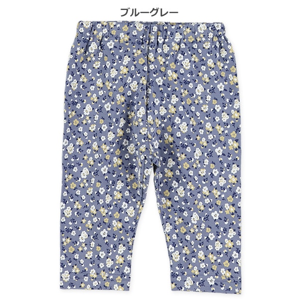 10分丈レトロ小花柄レギンス