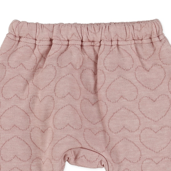 キルトハート柄モンキーパンツ