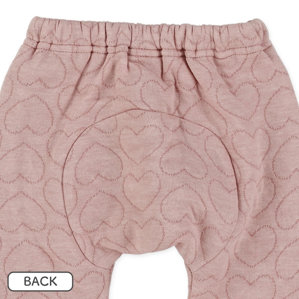 キルトハート柄モンキーパンツ