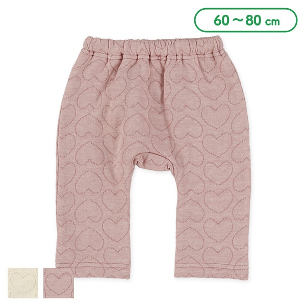 キルトハート柄モンキーパンツ