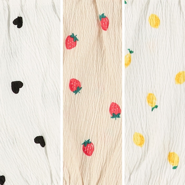 シャーリング総柄パンツ