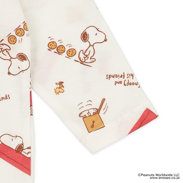 天竺長袖カバーオール（スヌーピー）