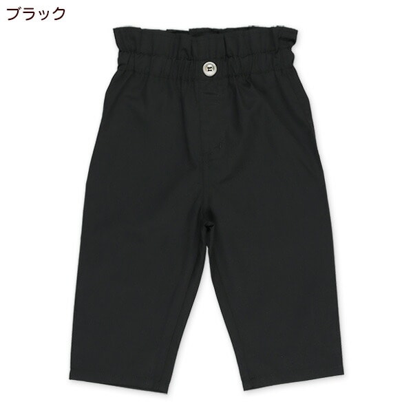 西松屋 7分丈パンツ 2枚セット 90センチ パンツ 西松屋 マタニティズボン ブラック グレー 2枚セット