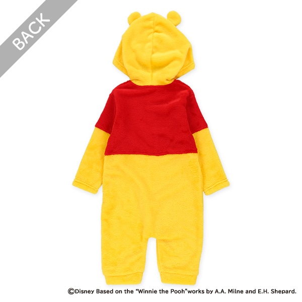 フリースなりきり長袖カバーオール（くまのプーさん） | 西松屋