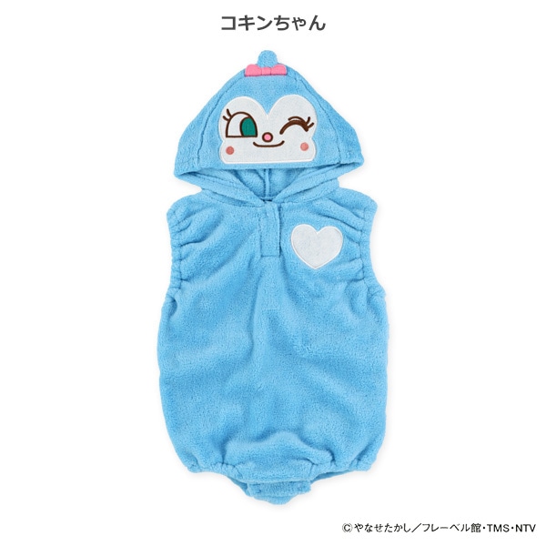 フリース着ぐるみだるまロンパース（ドキンちゃん・コキンちゃん）