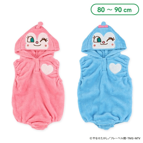 フリース着ぐるみだるまロンパース（ドキンちゃん・コキンちゃん）