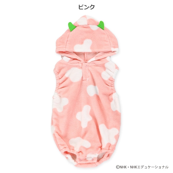 フリース着ぐるみだるまロンパース（オフロスキー）