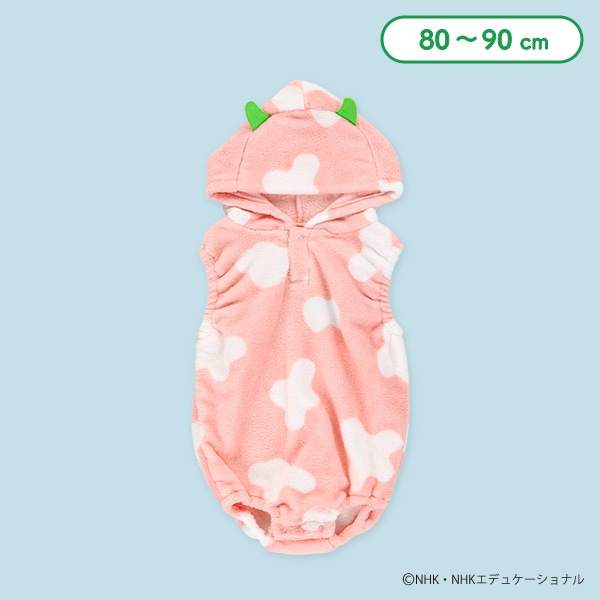 フリース着ぐるみだるまロンパース（オフロスキー）