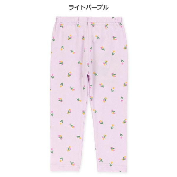 10分丈チューリップ柄レギンス