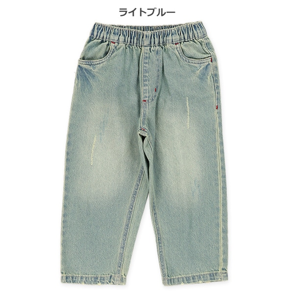 ダメージ加工デニムパンツ
