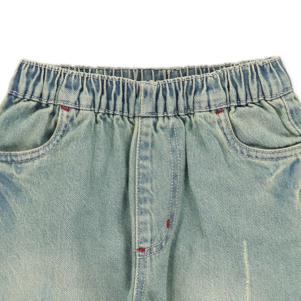ダメージ加工デニムパンツ