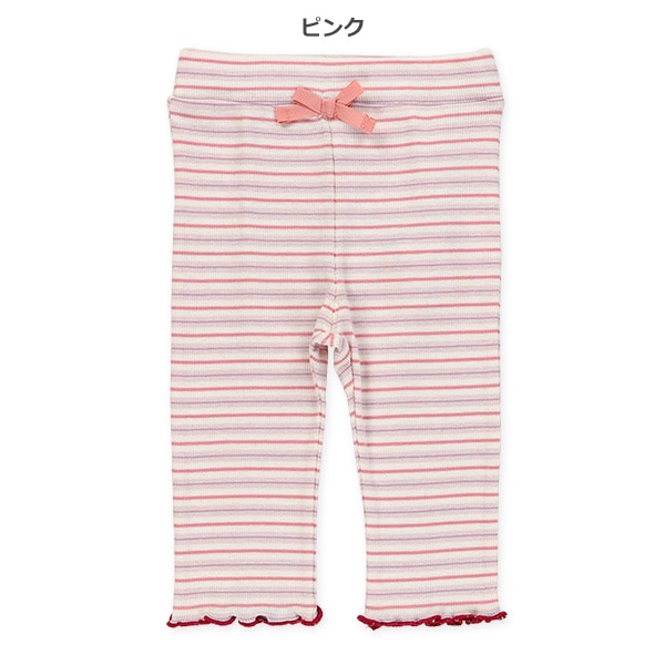 7分丈ボーダースパンテレコレギンス