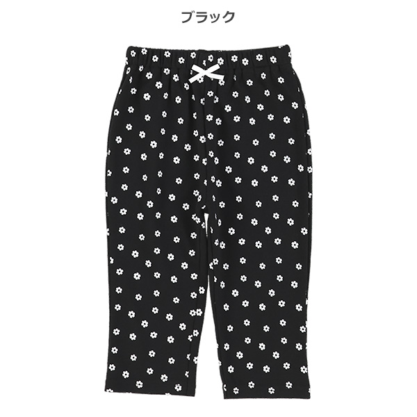 7分丈スムース小花柄レギンス