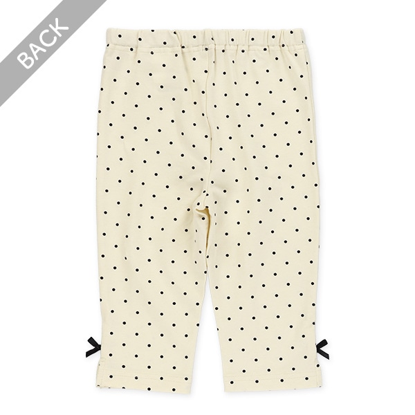 7分丈ドット柄レギンス