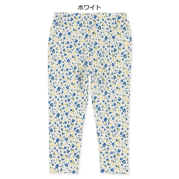 10分丈レトロ小花柄レギンス