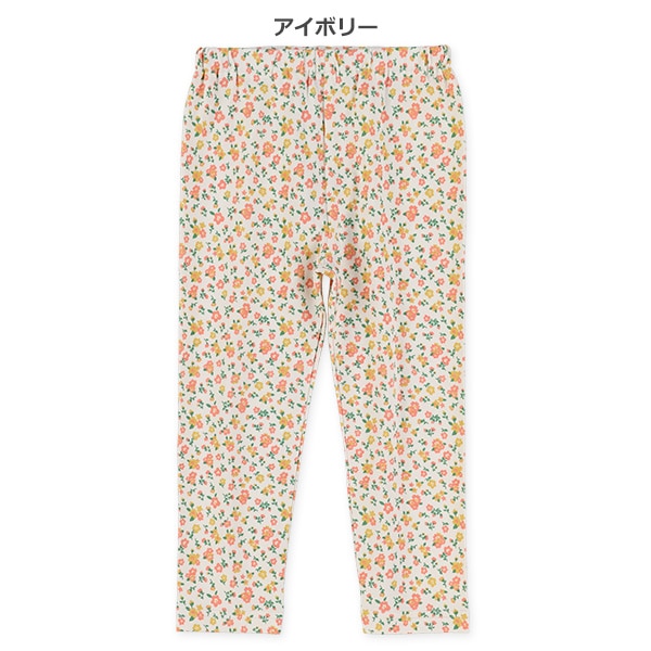 10分丈レトロ小花柄レギンス