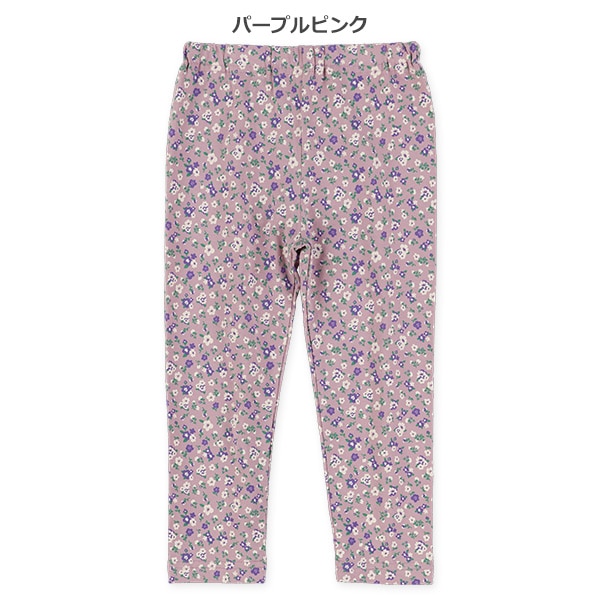 10分丈レトロ小花柄レギンス