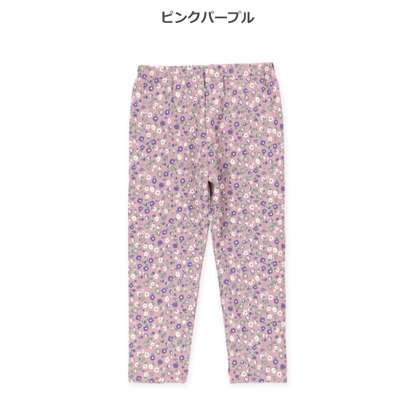 10分丈小花柄レギンス