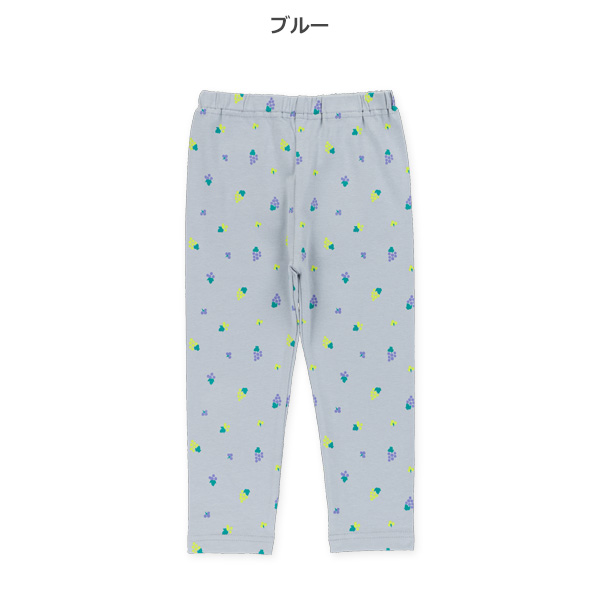 10分丈フルーツ柄レギンス
