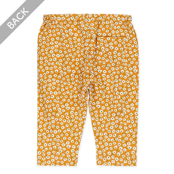 7分丈小花柄レギンス