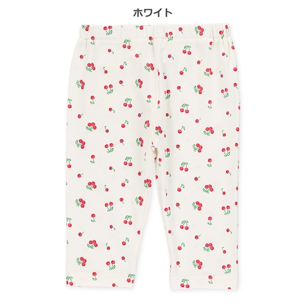 7分丈フルーツ柄レギンス