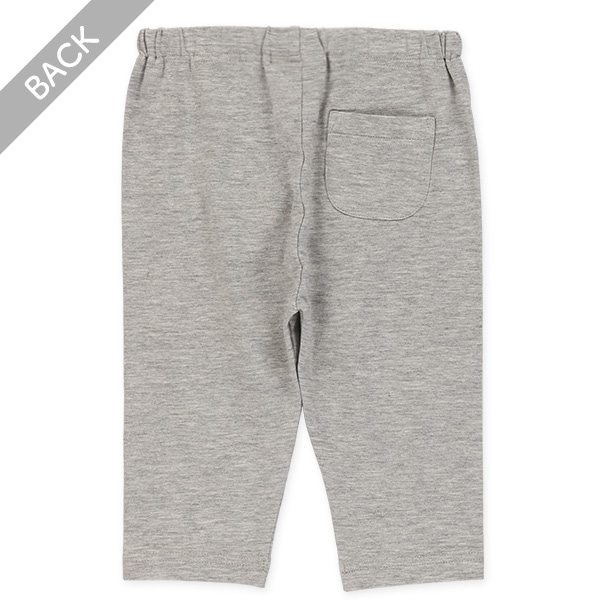 7分丈無地レギンス（ブラック・杢グレー）