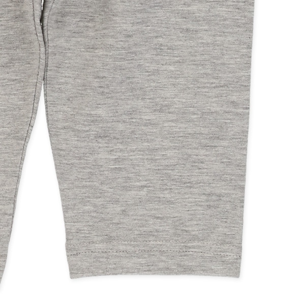 7分丈無地レギンス（ブラック・杢グレー）