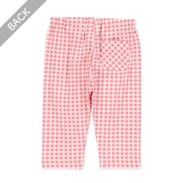 7分丈チェック柄レギンス