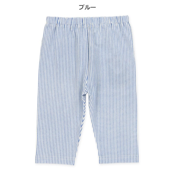 7分丈ストライプレギンス