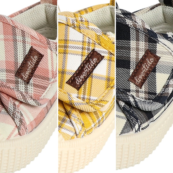 ベビーシューズ（チェック柄）