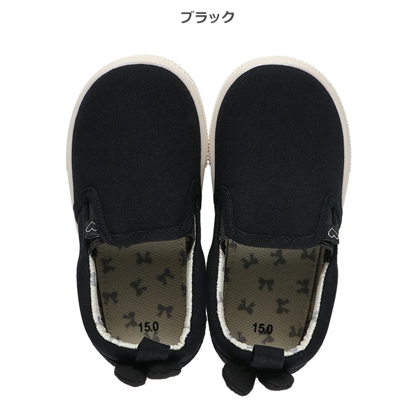 ベビーかかと耳スリッポン