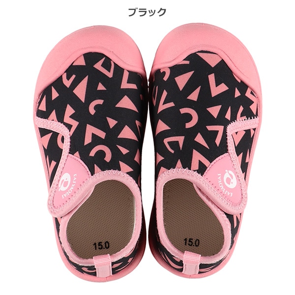 1ベルトベビーシューズ（幾何学・花）