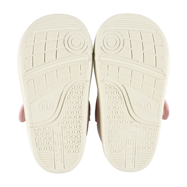 いちごチャーム付きベビーシューズ