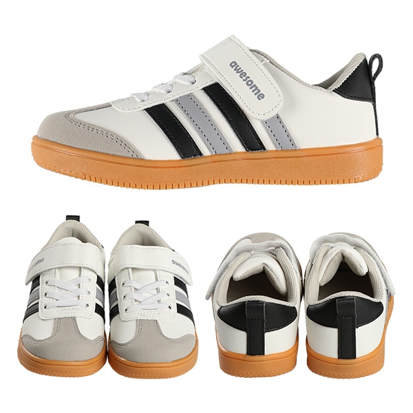 4本ラインスニーカー