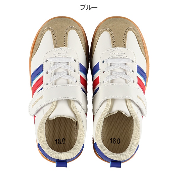 4本ラインスニーカー