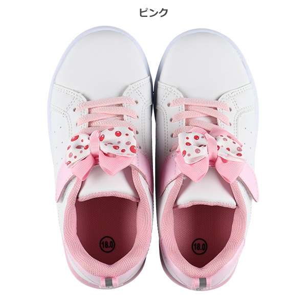 キッズリボン付きコートシューズ