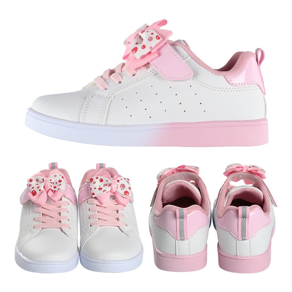 キッズリボン付きコートシューズ