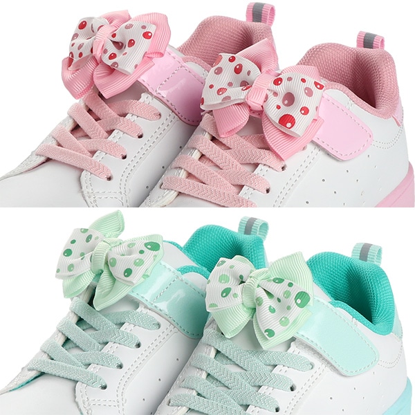 キッズリボン付きコートシューズ