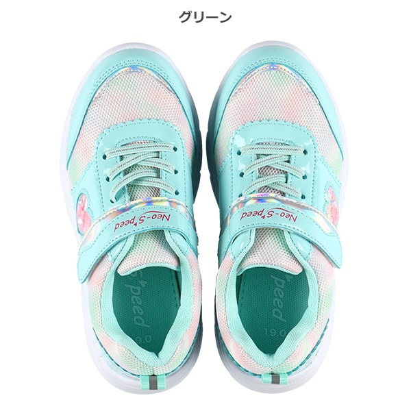 キッズシューズ（ハート・スパンコール）