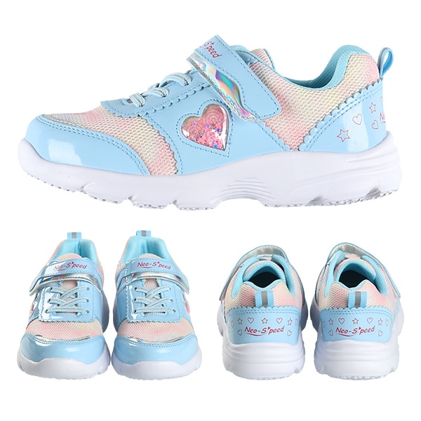 キッズシューズ（ハート・スパンコール）