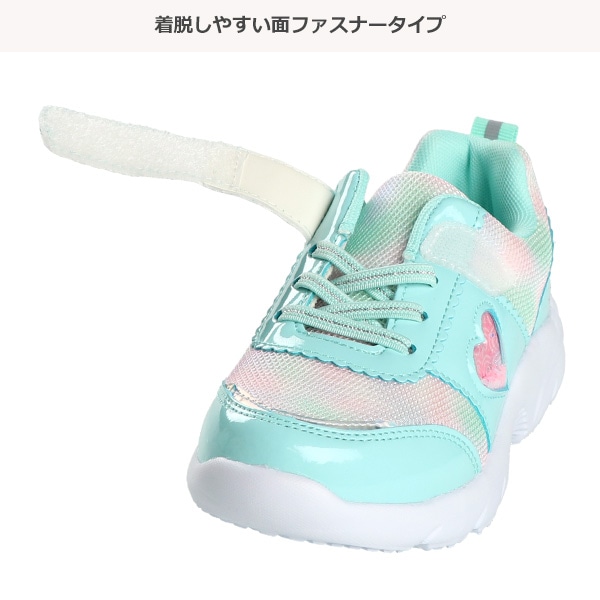 キッズシューズ（ハート・スパンコール）