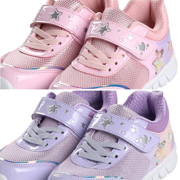 キッズシューズ（星・スパンコール）