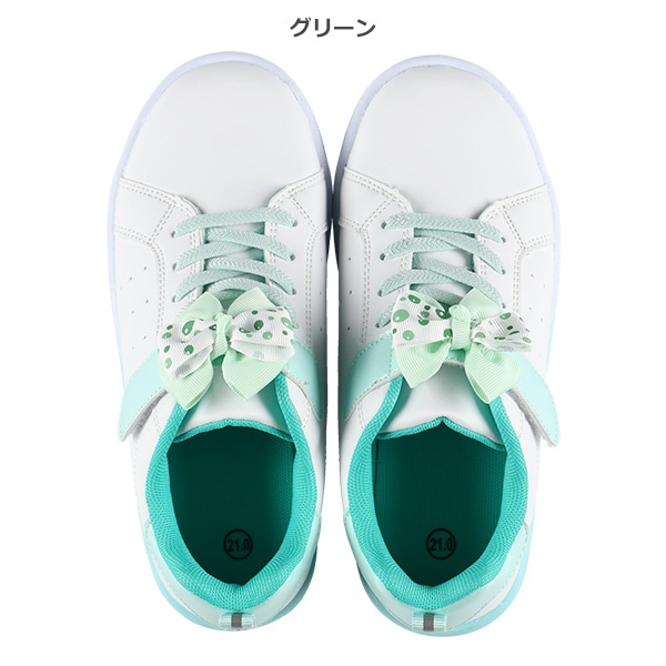 スクールリボン付きコートシューズ