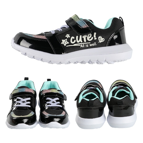 サイドプリントコートシューズ