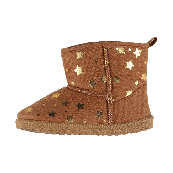 ムートン星箔プリントブーツ