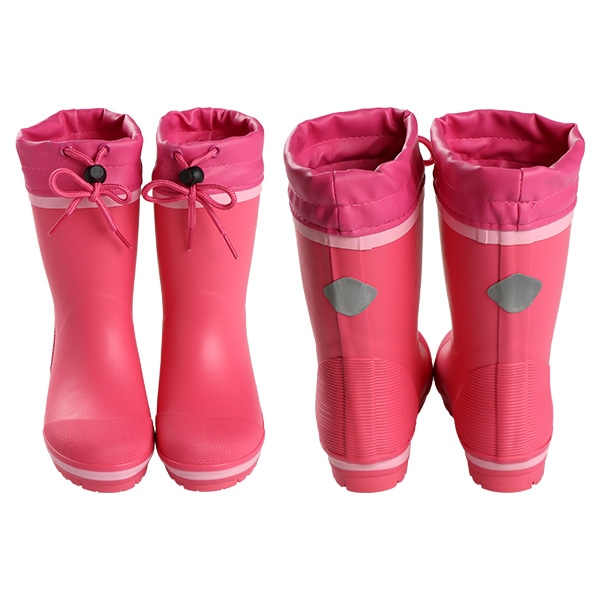 フード付き防寒ラバーブーツ（無地）