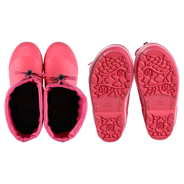 フード付き防寒ラバーブーツ（無地）