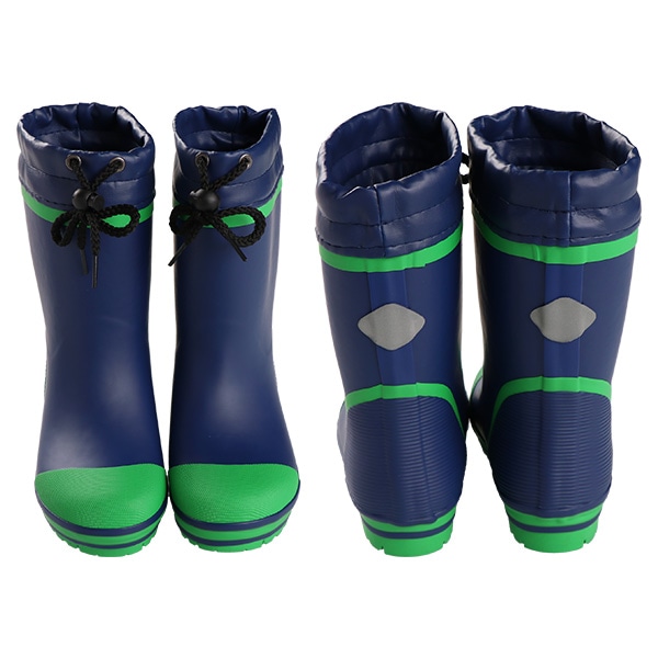 フード付き防寒ラバーブーツ（無地）