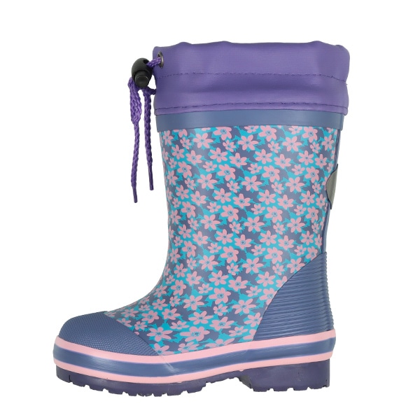 フード付き防寒ラバーブーツ（星・花）