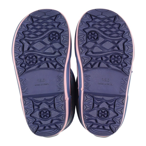 フード付き防寒ラバーブーツ（星・花）